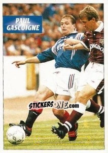 Cromo Paul Gascoigne - Scottish Premier Division 1996-1997 - Panini