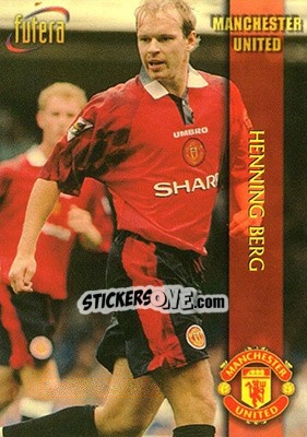 Sticker Henning Berg - Manchester United 1998 n. 2 - Futera