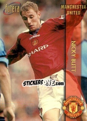 Sticker Nicky Butt - Manchester United 1998 n. 3 - Futera