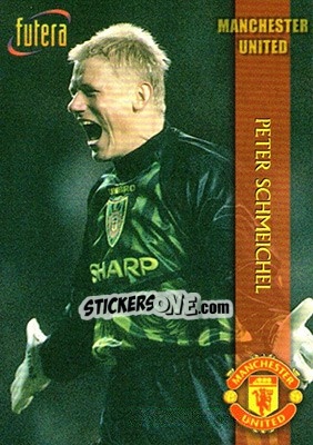 Cromo Peter Schmeichel - Manchester United 1998 - Futera
