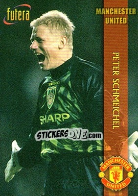 Sticker Peter Schmeichel - Manchester United 1998 n. 5 - Futera