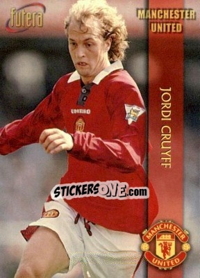 Cromo Jordi Cruyff - Manchester United 1998 - Futera