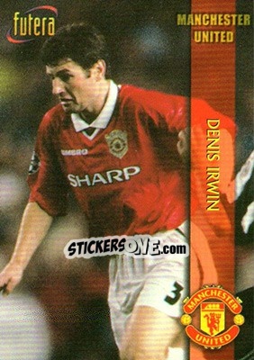 Sticker Denis Irwin - Manchester United 1998 n. 8 - Futera