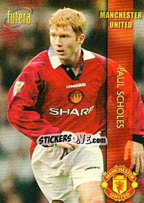 Sticker Paul Scholes - Manchester United 1998 n. 11 - Futera