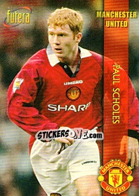 Figurina Paul Scholes - Manchester United 1998 - Futera