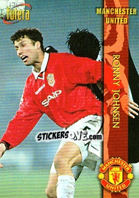 Sticker Ronny Johnsen - Manchester United 1998 - Futera