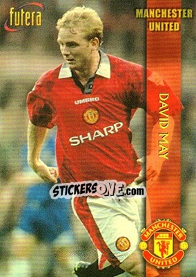 Sticker David May - Manchester United 1998 n. 15 - Futera
