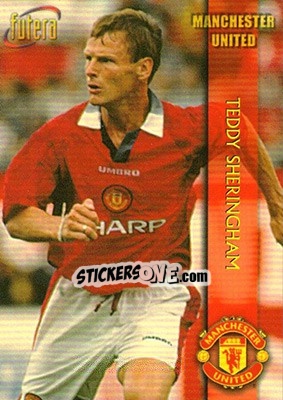 Sticker Teddy Sheringham - Manchester United 1998 n. 17 - Futera