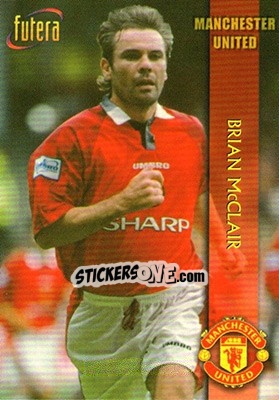 Sticker Brian McClair - Manchester United 1998 - Futera