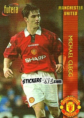 Sticker Michael Clegg - Manchester United 1998 - Futera