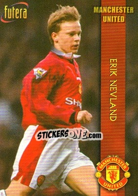 Cromo Erik Nevland - Manchester United 1998 - Futera