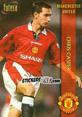 Cromo Chris Casper - Manchester United 1998 - Futera