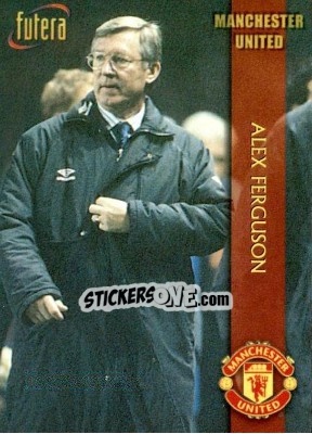 Cromo Alex Ferguson - Manchester United 1998 - Futera