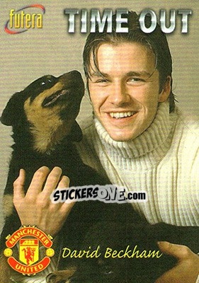 Cromo David Beckham - Manchester United 1998 - Futera