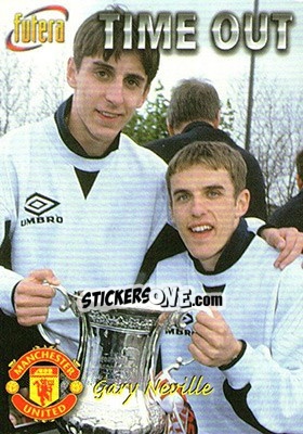 Sticker Gary Neville - Manchester United 1998 n. 43 - Futera