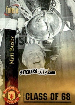 Sticker Matt Busby - Manchester United 1998 n. 50 - Futera