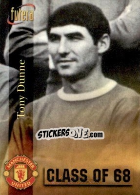 Figurina Tony Dunne - Manchester United 1998 n. 57 - Futera