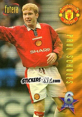 Sticker Paul Scholes - Manchester United 1998 n. 66 - Futera