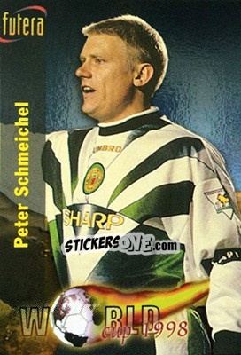 Sticker Peter Schmeichel - Manchester United 1998 n. 70 - Futera