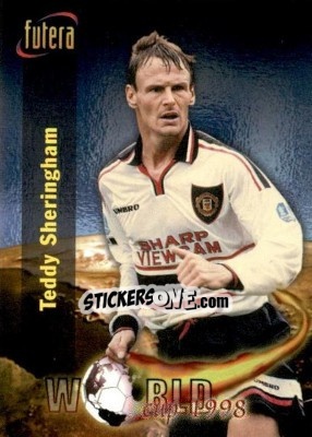 Sticker Teddy Sheringham - Manchester United 1998 n. 77 - Futera
