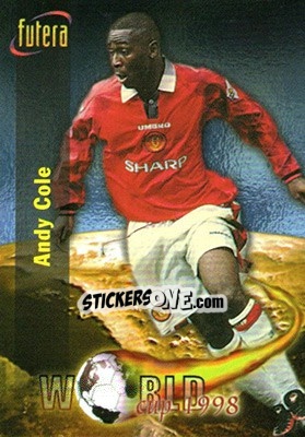 Sticker Andy Cole - Manchester United 1998 n. 78 - Futera