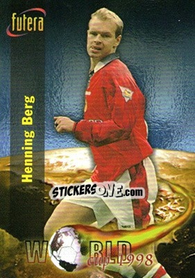 Sticker Henning Berg - Manchester United 1998 - Futera