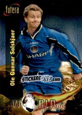 Sticker Ole Gunnar Solskjaer - Manchester United 1998 - Futera