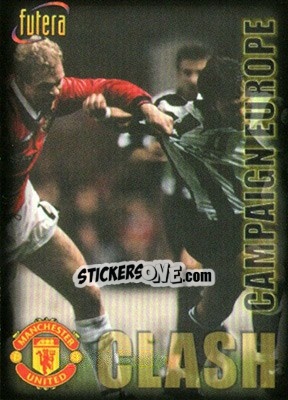 Cromo Clash of the Giants (puzzle 1) - Manchester United 1998 - Futera