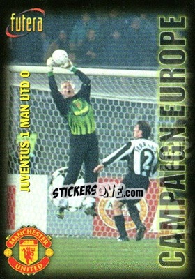 Sticker Juventus 1 - Manchester United 0 - Manchester United 1998 n. 90 - Futera
