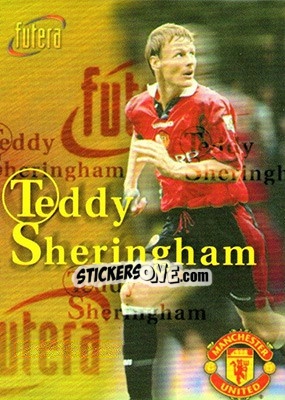 Sticker Teddy Sheringham - Manchester United 1998 n. 93 - Futera