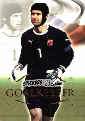 Sticker Petr Cech - World Football UNIQUE 2011 n. 5 - Futera