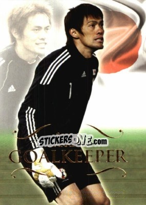 Sticker Seigo Narazaki - World Football UNIQUE 2011 n. 9 - Futera