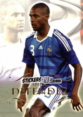 Sticker Eric Abidal - World Football UNIQUE 2011 n. 12 - Futera