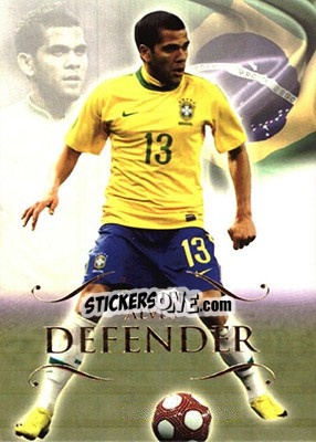 Sticker Dani Alves - World Football UNIQUE 2011 n. 13 - Futera