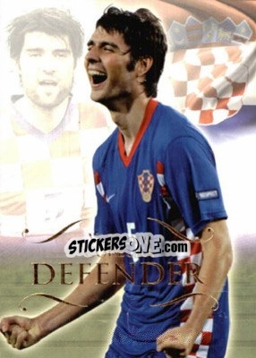 Sticker Vedran Corluka - World Football UNIQUE 2011 - Futera