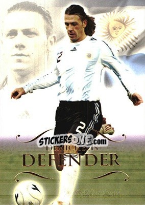 Sticker Martin Demichelis - World Football UNIQUE 2011 - Futera