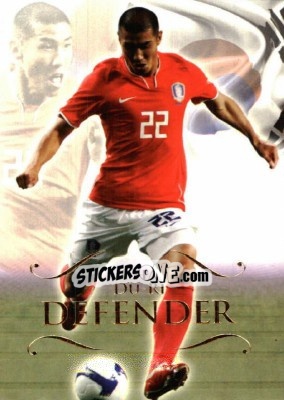 Sticker Cha Du Ri - World Football UNIQUE 2011 - Futera