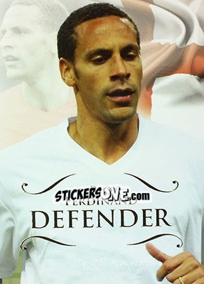 Sticker Rio Ferdinand - World Football UNIQUE 2011 n. 27 - Futera