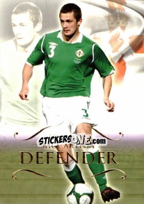 Sticker George McCartney - World Football UNIQUE 2011 n. 36 - Futera