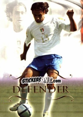 Sticker Alessandro Nesta - World Football UNIQUE 2011 n. 40 - Futera