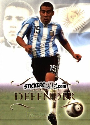 Sticker Nicolas Otamendi - World Football UNIQUE 2011 n. 42 - Futera
