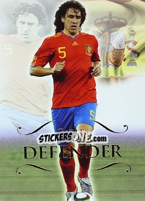 Sticker Carles Puyol - World Football UNIQUE 2011 n. 44 - Futera