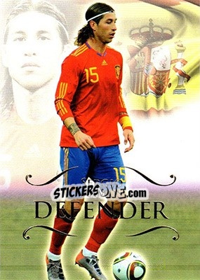 Sticker Sergio Ramos - World Football UNIQUE 2011 - Futera