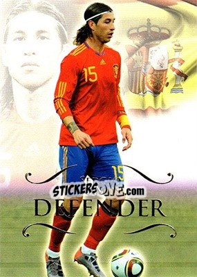 Sticker Sergio Ramos - World Football UNIQUE 2011 n. 45 - Futera