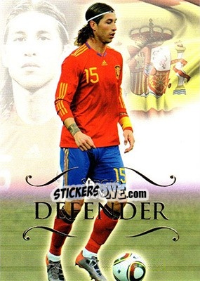 Figurina Sergio Ramos - World Football UNIQUE 2011 - Futera