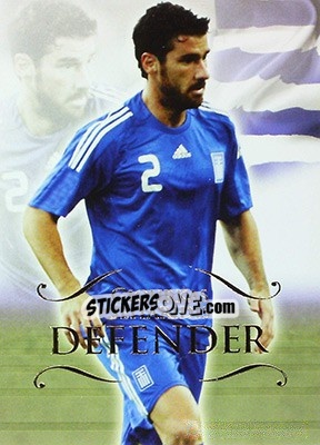 Sticker Giourkas Seitaridis - World Football UNIQUE 2011 n. 49 - Futera