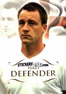Sticker John Terry - World Football UNIQUE 2011 n. 51 - Futera