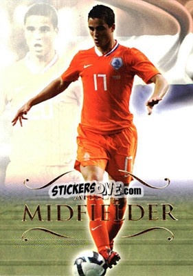 Figurina Ibrahim Afellay - World Football UNIQUE 2011 n. 58 - Futera