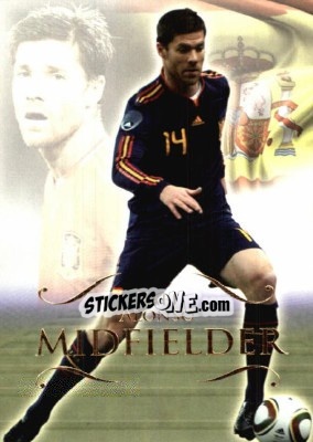 Sticker Xabi Alonso - World Football UNIQUE 2011 - Futera