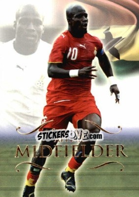 Sticker Stephen Appiah - World Football UNIQUE 2011 n. 60 - Futera